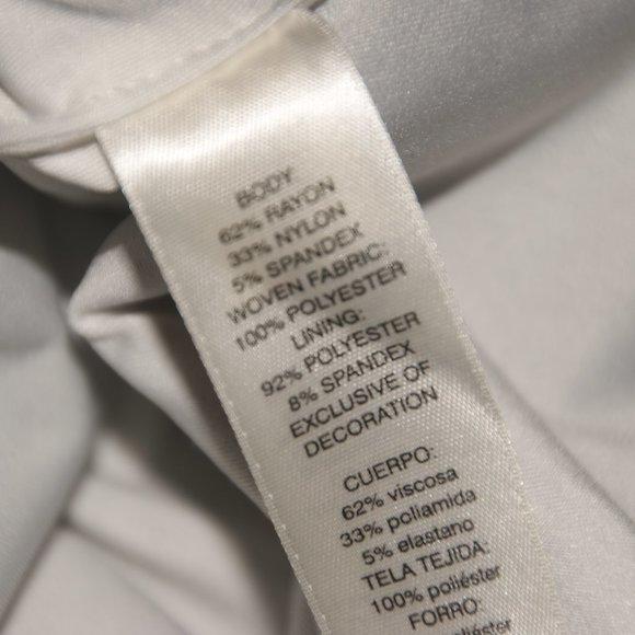 WHBM Colorblock Embroidered Bodice Sleeveless Top - Picture 6 of 8